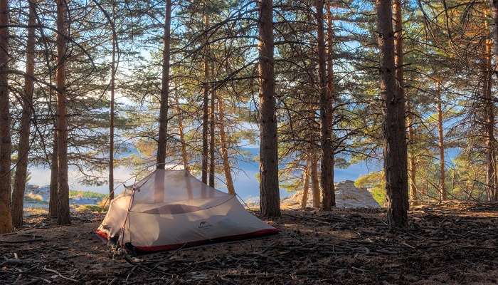 Experience the beauty of the night sky while camping in Perumal Peak