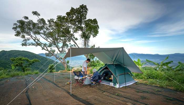 Enjoy camping at Kaudulla National Park