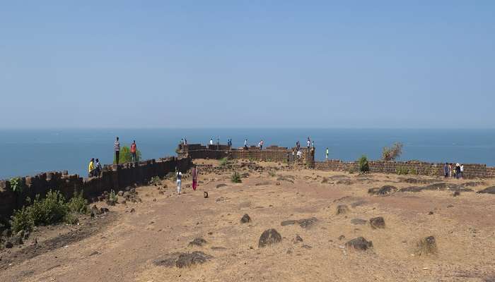 The ancient fortress walls of Chopra Fort are a must-visit place near Turtle Beach Resort