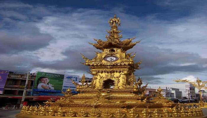 Chiang Rai Clock Tower is an iconic attraction in Thailand. 