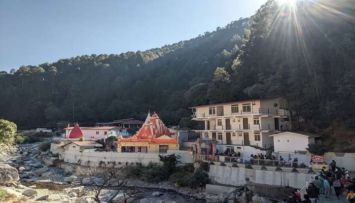 Kainchi Dham amidst scenic valleys in Bhowali.