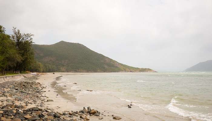 Con Son Island beach located close to Con Dao Islands. 