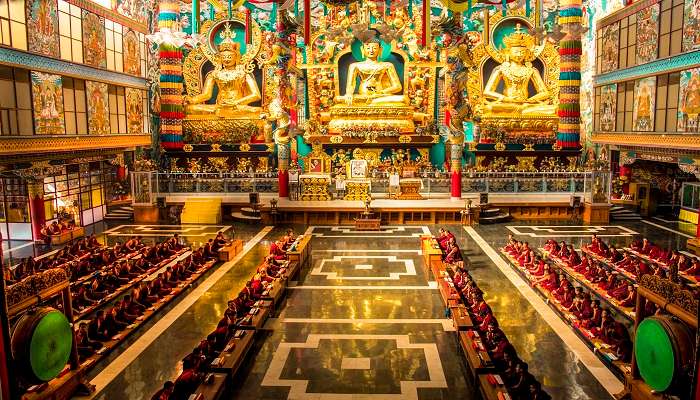 Tibetan culture followed in Dalai Lama Temple