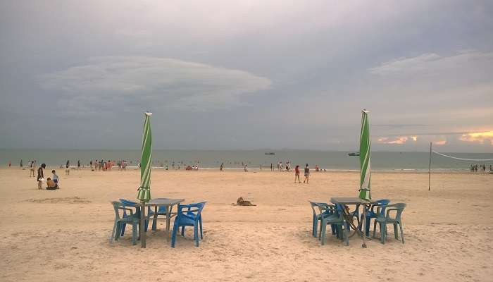  Dam Trau Beach, near Con Dao Islands in Vietnam is best for swimming and sunbathing. 