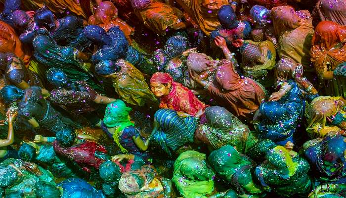  This vibrant festival is annually celebrated a day after Holi in Shri Dauji Maharaj Temple.