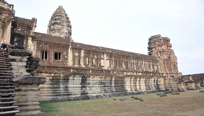 The interior sanctuary of Angkor Wat Vishnu Temple