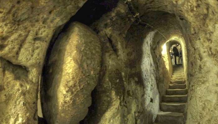 Interior views of Derinkuyu Underground City 