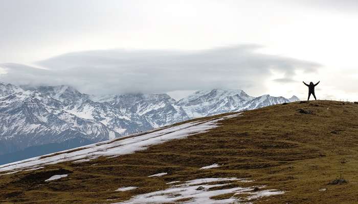 Himalayan Range from the top of a place called Dayara Bugyal.
