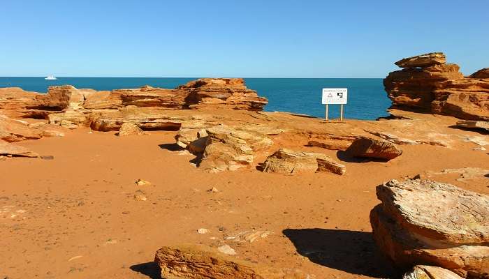 Be amazed by the Dinosaur Fossil Footprints at Cable Beach - Things to do in Broome