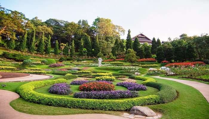 Beautifully crafted Doi Tung royal villa in Thailand. 