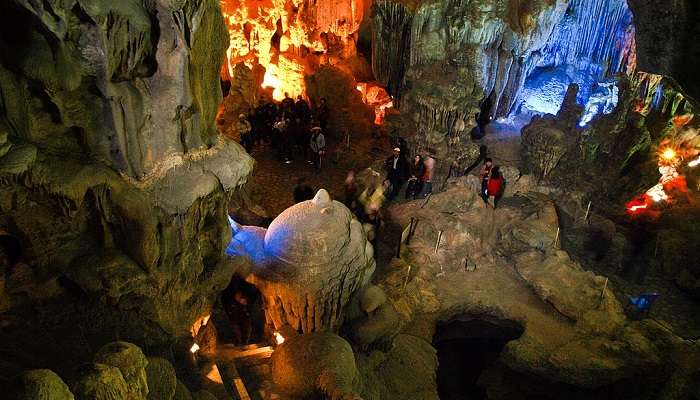 Rocky cavern interior 