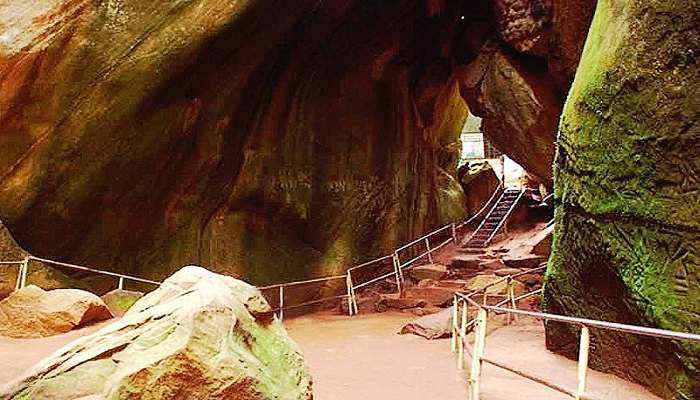 Visit ancient impressions at the Edakkal Cave stones 