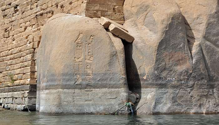 Elephantine Island overlooking the River Nile, is one of the best places to visit in Aswan, Egypt.