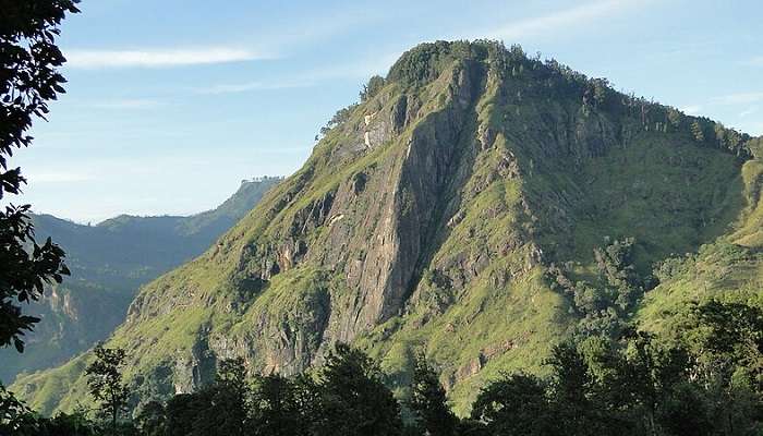 Ella Rock is a popular destination near Nanu Oya Waterfall