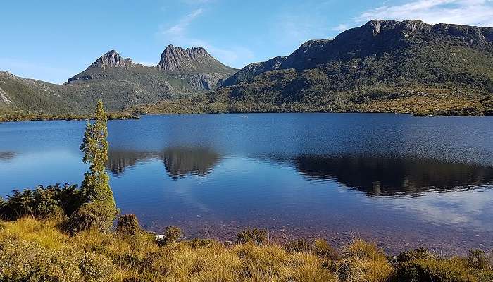 Panoramic view of the Cradle Mountain