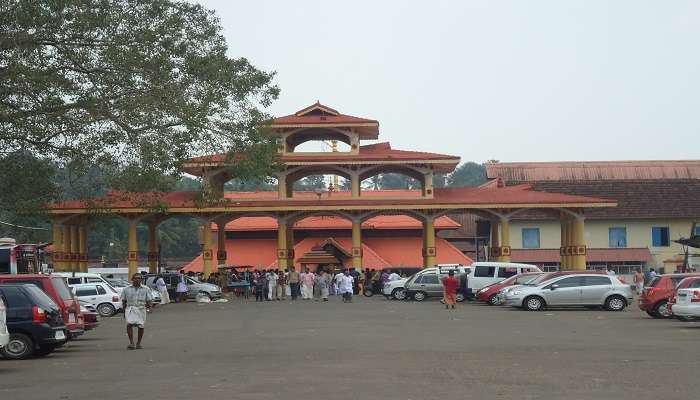 The Western Gate of Ettumanoor Mahadeva Temple near Neendoor Park