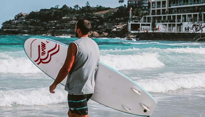 Bondi Beach surfing