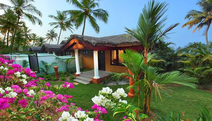 The view of Fragnant Nature Resort, among the ultimate hotels near Kollam. 