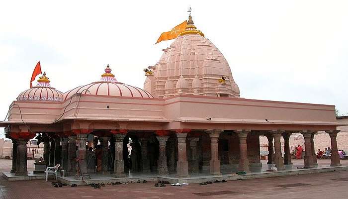 The temple premises of Gadkalika Temple near the Harisddhi Mata Temple in Ujjain