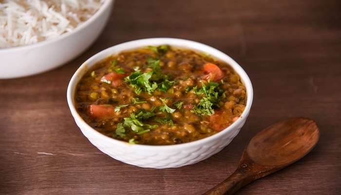 A picture of Gahat Ki Dal served in Dhanachuli