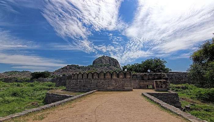 Entrance of Gingee Fort
