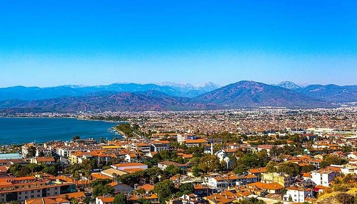 Fethiye town in Turkey during daylight