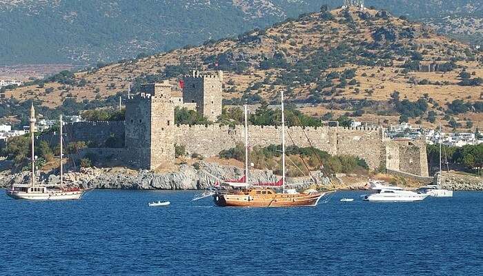 Visiting Bodrum Castle, a historical fortress is a must things to do in Bodrum
