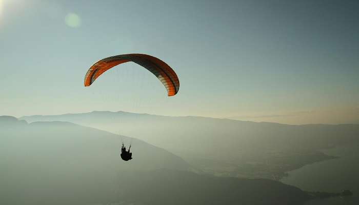 Go paragliding and camping