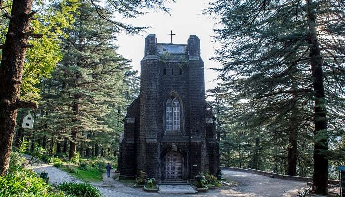 The Gothic spires of the Church of St. John in the Wilderness are nestled in the lush forests of Himachal Pradesh.