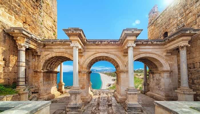 Stepping back in time at Hadrian's Gate.
