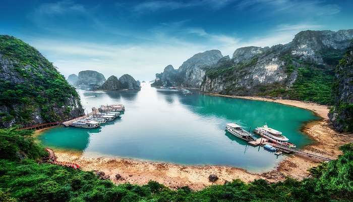 North Vietnam Travel Guide - Limestone Rocks in Halong Bay