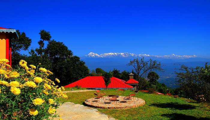A surreal view of Himalaya Darshan Resort of Resorts In Bageshwar