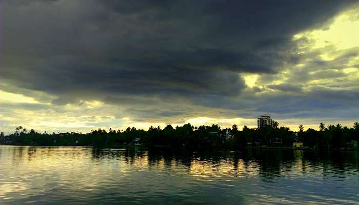 Evening at Ashtamudi Lake 