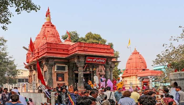 Devotees are seeking blessings at Harsiddhi Mata Temple In Ujjain