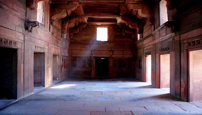 One of the rooms in Rang Mahal Fatehpur Sikri