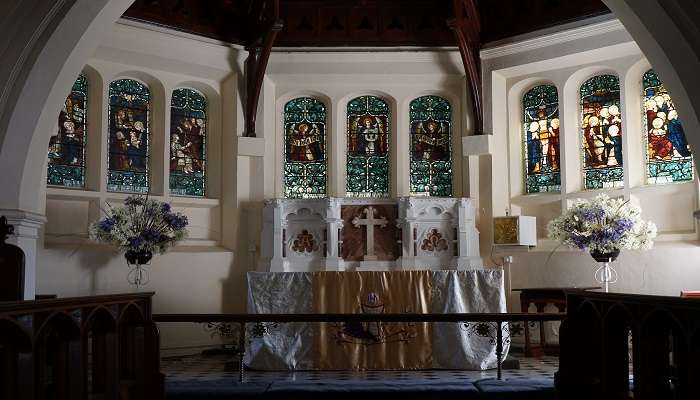 Inside the Holy Trinity Church, Nuwara Eliya