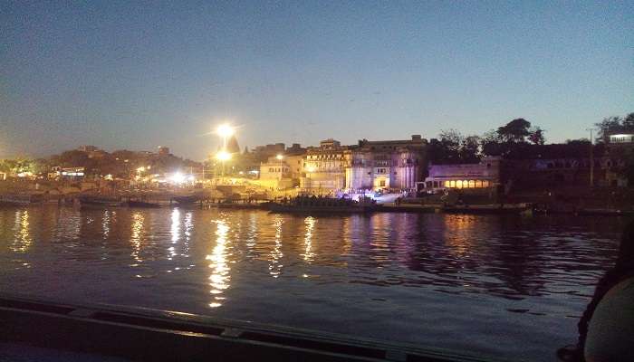 The sacred Tulsi ghat of Varanasi at dawn 