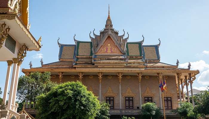 The beautiful entrance in Phnom Penh Cambodia.