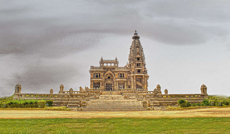 Night view of the Baron Empain Palace Egypt