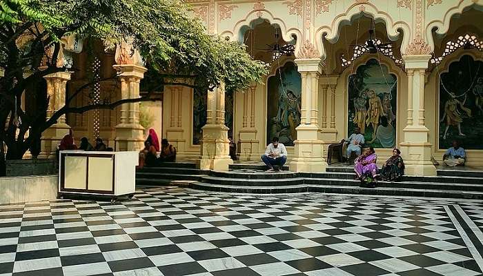 The famous Govardhan Palace, Mathura