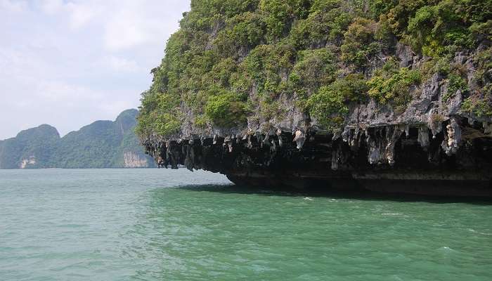 Stunning limestone structures of Hong Island Thailand