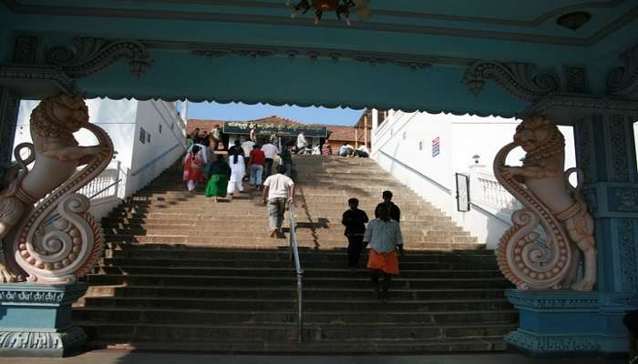 Entrance at the Horanadu Annapoorneshwari Temple