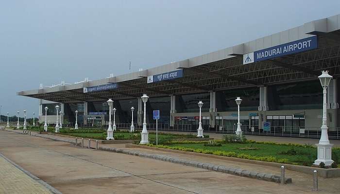 Madurai Airport is the nearest airport.
