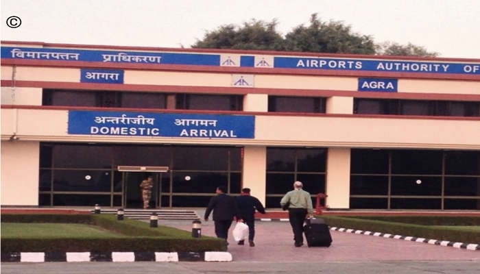 Kheria Airport is the nearest airport to Shamsabad