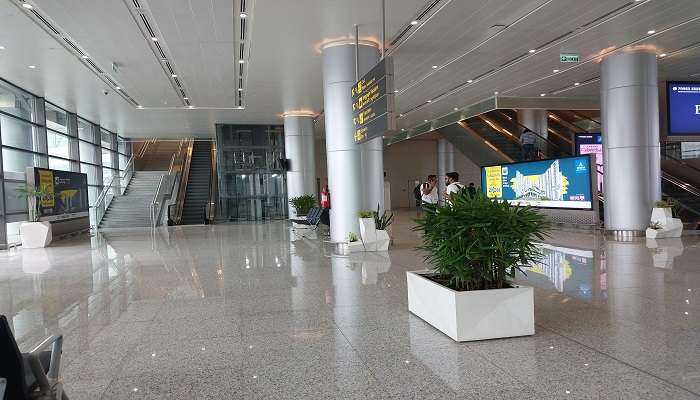 If you are travelling by air then Rajiv Gandhi International Airport is the nearest airport