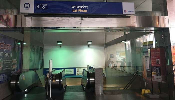 Lat Phrao station is the closest metro station