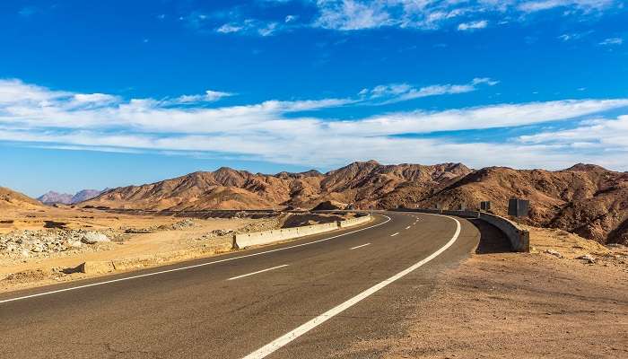 A road in Egypt