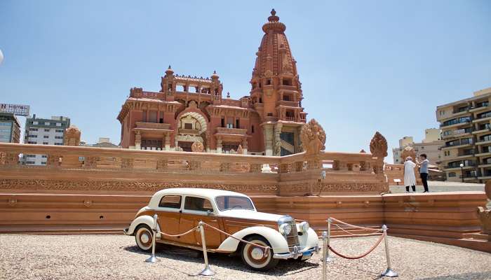 Facade at the Baron Empain Palace