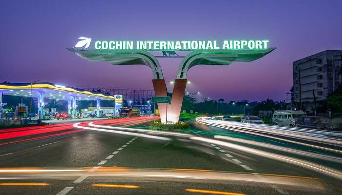 Cochin International Airport is the nearest airport to Thevara.