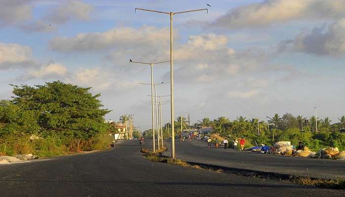 Port Road in Kollam city